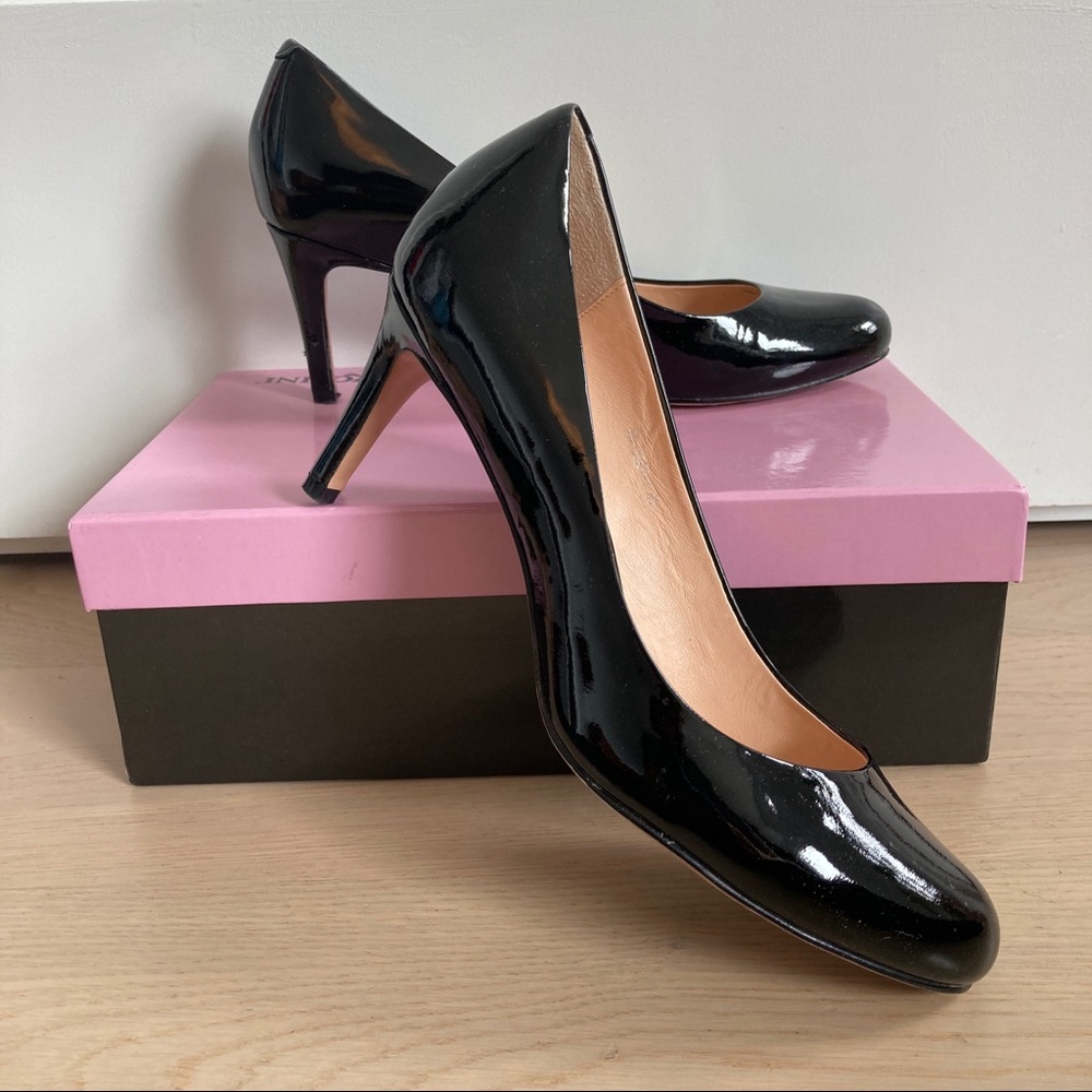 Patent leather heels. Worn twice. All leather.